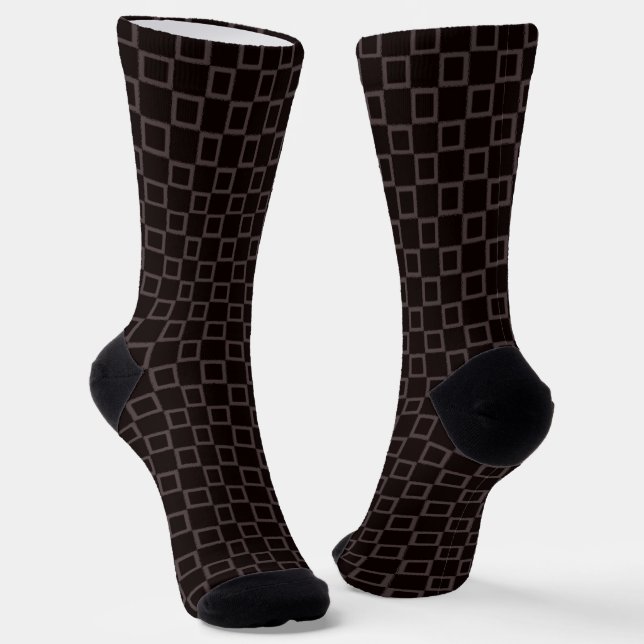Chaussette Chaussettes pour femmes, Caffee Brown Design class (Angulaire)