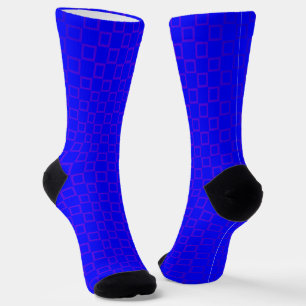 Chaussette Chaussettes pour femmes, design classique bleu vio