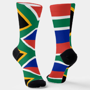 Chaussette Chaussettes pour hommes avec drapeau d'Afrique du 