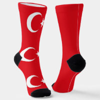 Chaussettes pour hommes avec drapeau de la Turquie