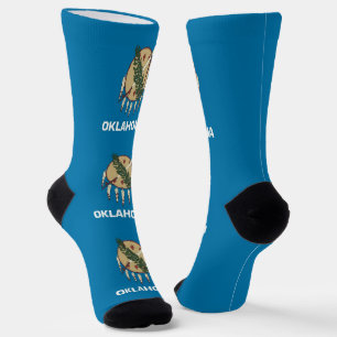 Chaussette Chaussettes pour hommes avec drapeau de l'Oklahoma