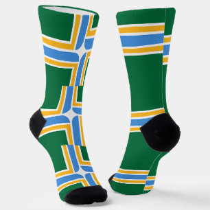 Chaussette Chaussettes pour hommes avec drapeau de Portland,