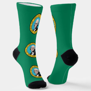 Chaussette Chaussettes pour hommes avec drapeau de Washington