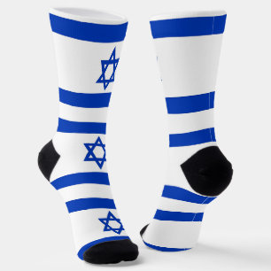 Chaussette Chaussettes pour hommes avec drapeau d'Israël