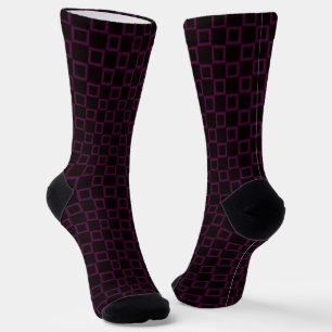 Chaussette Chaussettes pour hommes, violet violet noir design