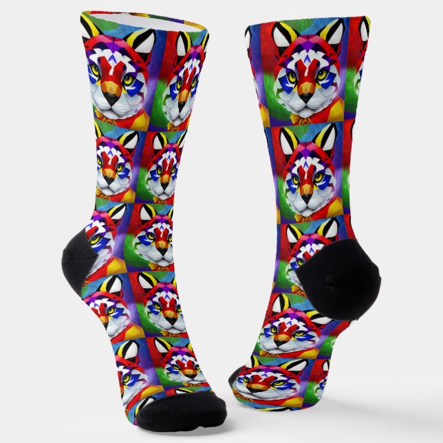 Chaussette Chaussettes premium Alexander's Cat (Angulaire)
