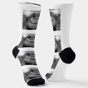Chaussette Chaussettes radiographiques pour dents amusantes