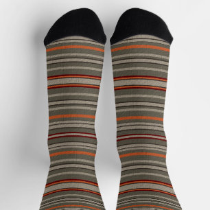 Chaussette Chaussettes rayées décoratives