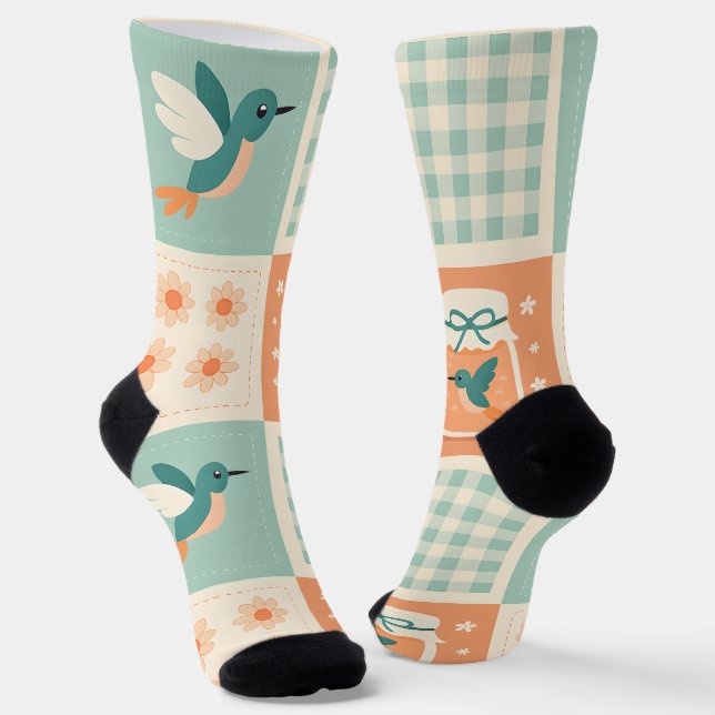 Chaussette Chaussettes Rétro Colibri (Angulaire)