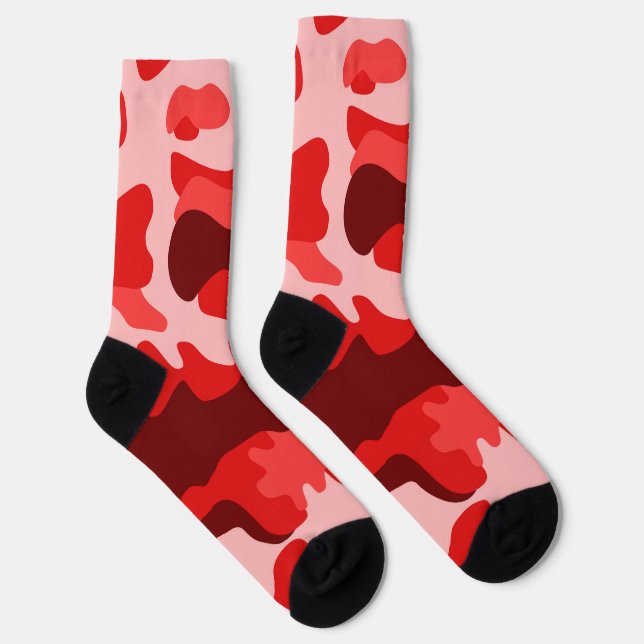 Chaussette Chaussettes rouges Camo (Droite)