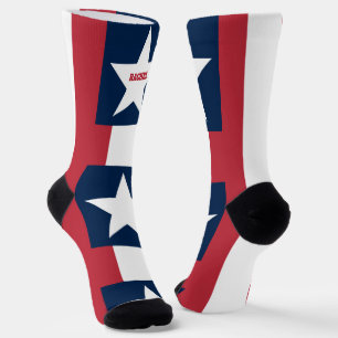 Chaussette Chaussettes rouges et bleues du 4 juillet