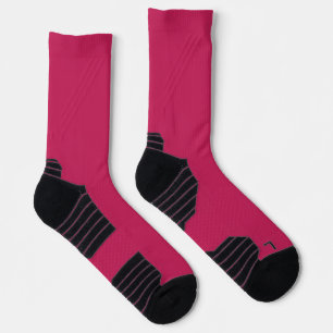 Chaussette Chaussettes rouges Roses classiques Soft élégant e