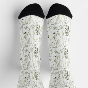 Chaussette Chaussettes simples à motifs floraux