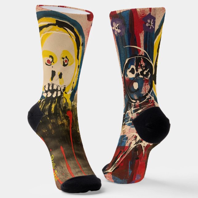 Chaussette Chaussettes Skully Skull (Angulaire)