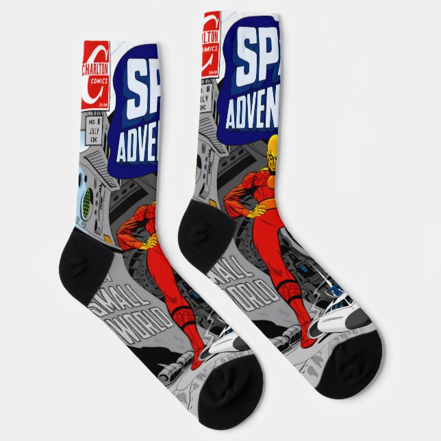 Chaussette Chaussettes Space Adventures des années 60  (Droite)