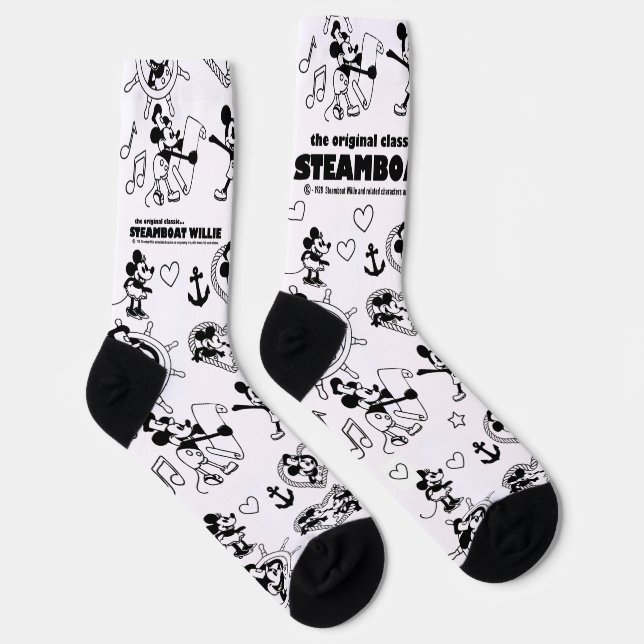 Chaussette Chaussettes Steamboat Willie  (Droite)