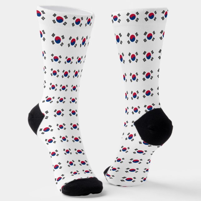 Chaussette Chaussettes sud-coréennes, mode patriotique drapea (Angulaire)