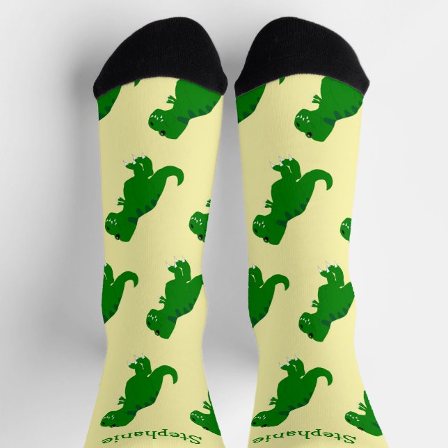 Chaussette Chaussettes T-Rex Design (Haut)