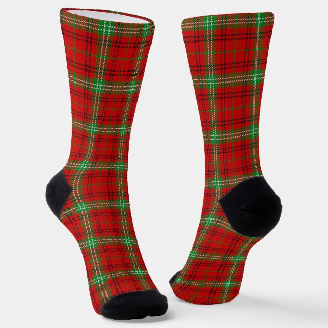 Chaussette Chaussettes tartan Clan Morrison (Angulaire)