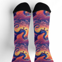 Chaussettes UNISEX Dragon Fire 0040759 Bright Sock