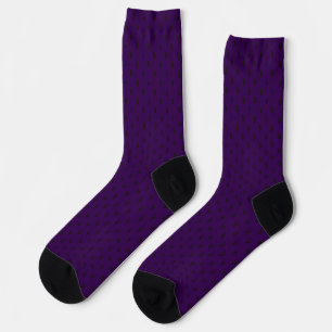 Chaussette Chaussettes Violet Foncé motif Blinky la Chauve-So