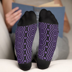 Chaussette Chaussettes violettes Thick Swirls