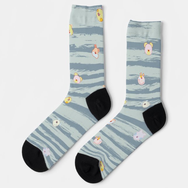 Chaussette Chaussettes – Visages Fantaisie (Gauche)