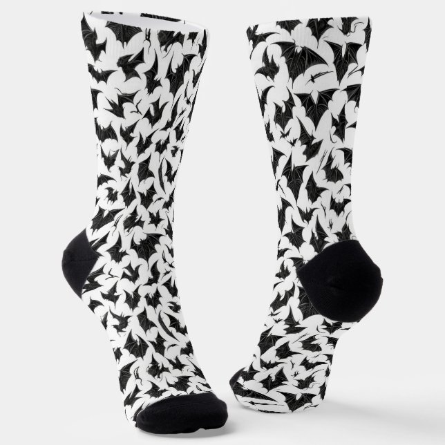Chaussette Chauves-souris gothiques (Angulaire)