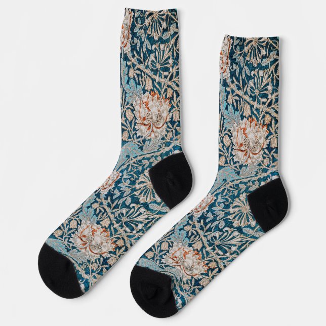 Chaussette Chèvrefeuille, William Morris (Gauche)