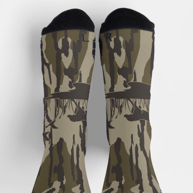 Chaussette Chien et canards à peau Camo Bottomland (Haut)