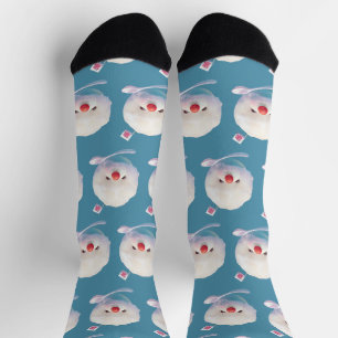 Chaussette Chien Glacé – Motif Bichon d'Été