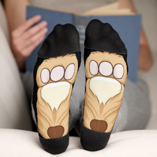 Chaussette Chien patte drôle jambe de chiot Pieds Chaussettes