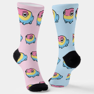 Chaussette Chonky Pansexual Frog Pride Socks | Cute Pan Pride