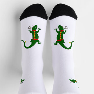 Chaussette Christmas Lizard Crew Socks