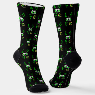 Chaussette Chuck Shamrock Dublin Day Horseshoe irlandais