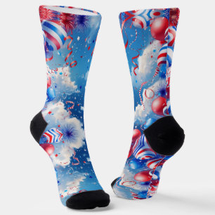 Chaussette Ciel Plein de Liberté