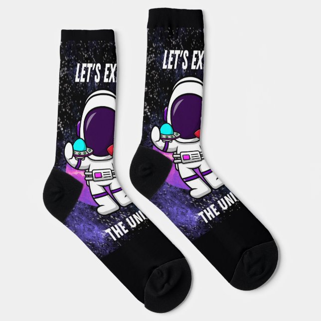 Chaussette citation d'astronaute (Droite)