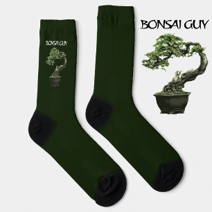 Chaussette Citation drôle de Bonsai Guy pour les amateurs de