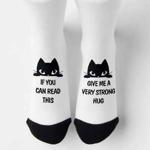 Chaussette Citation romantique Cute Kitty - Chaussettes d'équ
