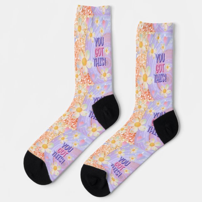 CHAUSSETTE CITATION VOUS Y ARRIVEREZ  (Gauche)
