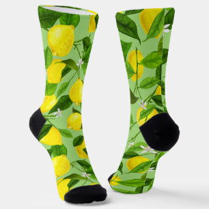 Chaussette Citron Aquarelle 3