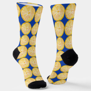 Chaussette Citrus coloré citron Patten de fruits