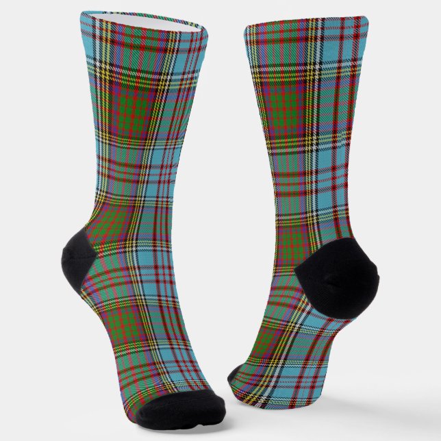 Chaussette Clan Anderson Chaussettes Tartan (Angulaire)