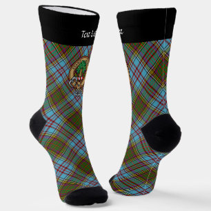 Chaussette Clan Anderson Crest sur les chaussettes de Tartan