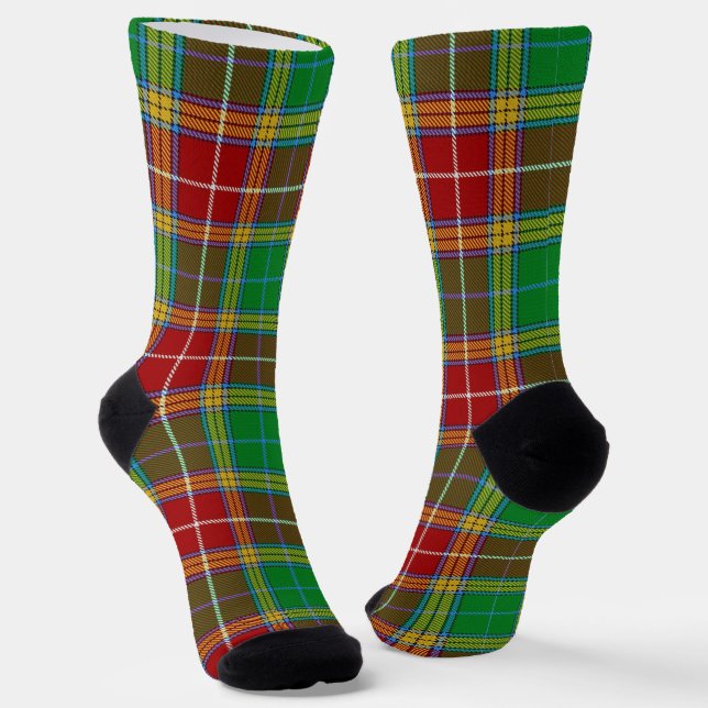 Chaussette Clan Baxter Chaussettes Tartan (Angulaire)