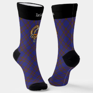 Chaussette Clan Elliot Crest sur les Chaussettes Tartan moder