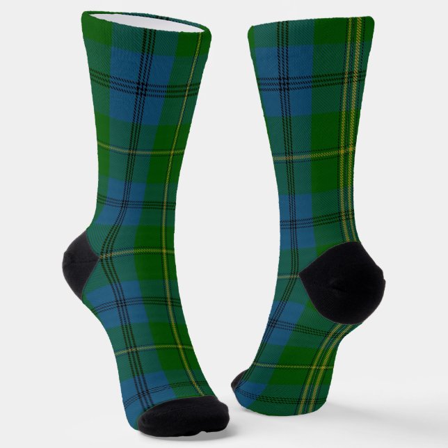 Chaussette Clan Johnstone Tartan (Angulaire)