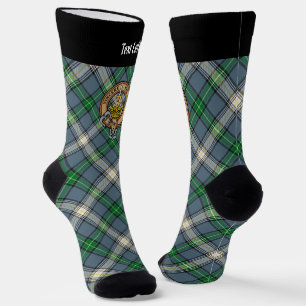 Chaussette Clan MacDowall Crest sur Tartan
