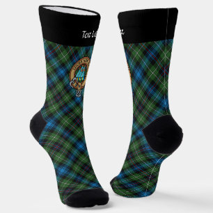 Chaussette Clan MacKenzie Crest sur les Chaussettes Tartan
