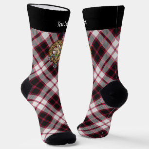Chaussette Clan MacPherson Crest sur la chasse Chaussettes Ta